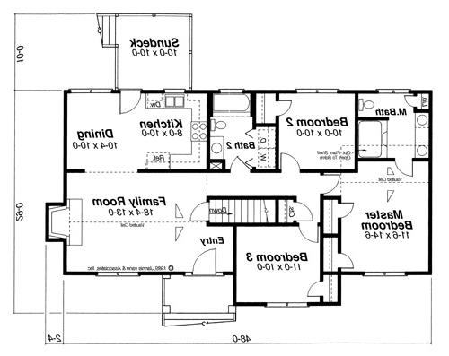Floor Plan image of DICKENS-A House Plan